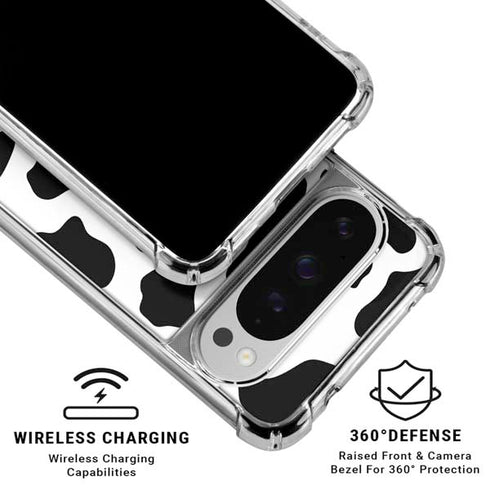 Cow Print Google Pixel 10 Pro XL Clear Case